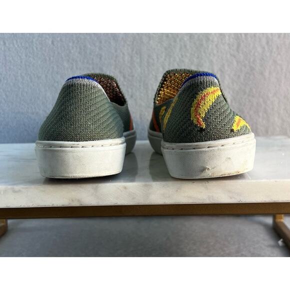 Rothy's Kids Snack Attack Slip On Sneakers Monkey banana sz 1 - Picture 4 of 7